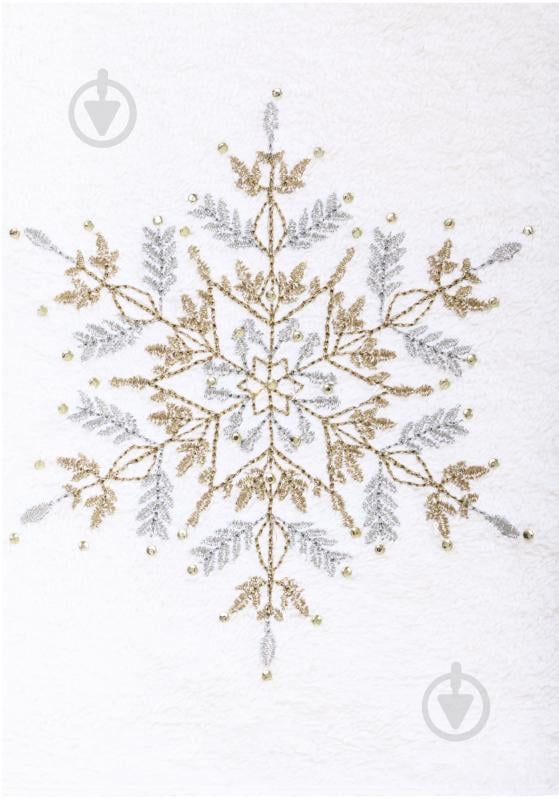 Набір рушників махрових Snowflake Magic 2 шт. 50x90 см зелений/білий La Nuit - фото 5 Набір рушників махрових Snowflake Magic 2 шт. 50x90 см зелений/білий La Nuit - фото 5