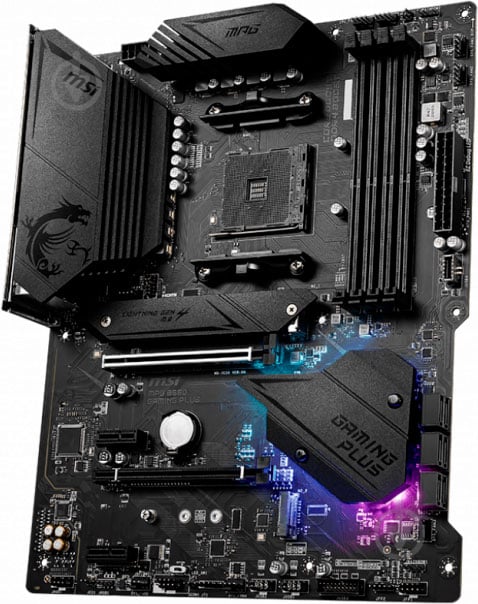 Материнская плата MSI MPG B550 GAMING PLUS (Socket AM4, AMD B550, ATX) - фото 2