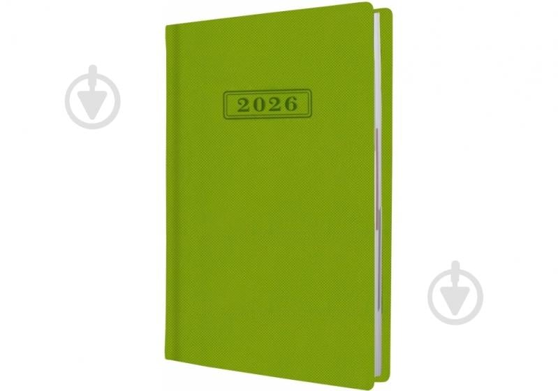 Дневник датированный SQUARE Optima A5 2026 фисташковый - фото 1