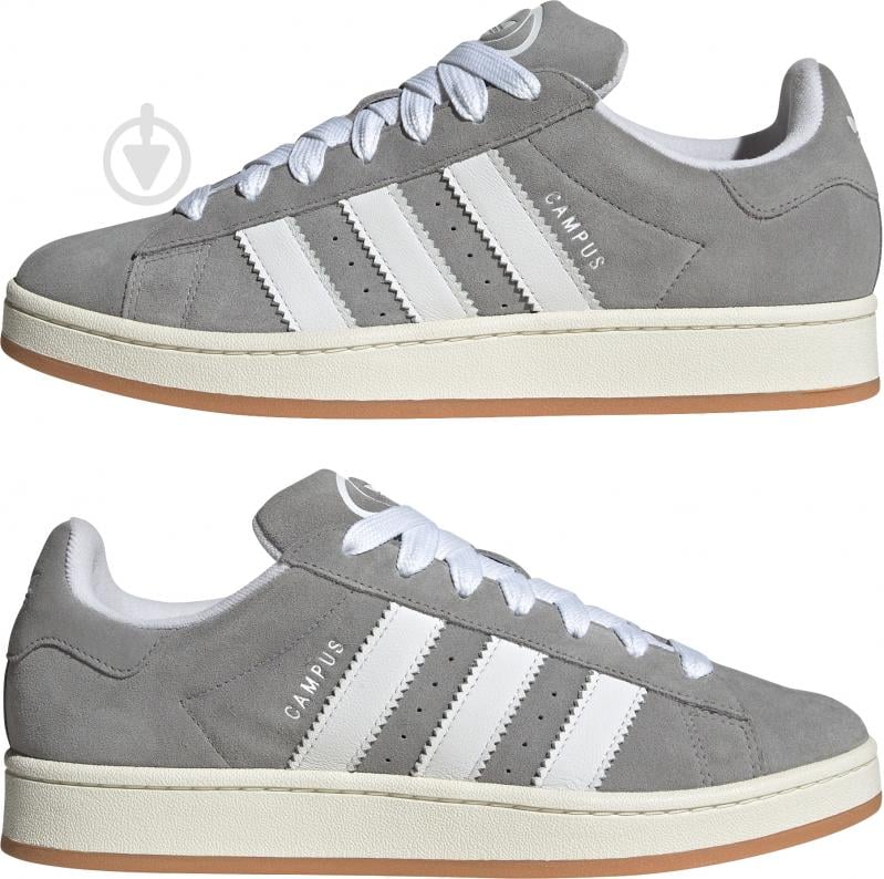 Кроссовки мужские демисезонные Adidas CAMPUS 00S HQ8707 р.45 1/3 серые - фото 5