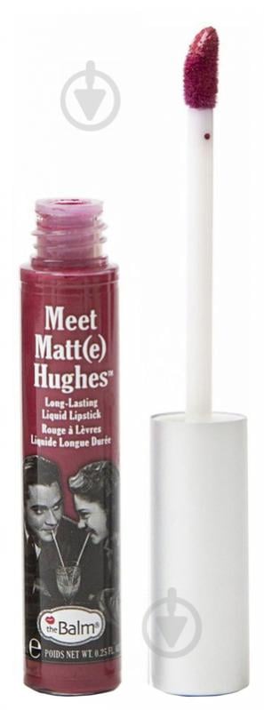 Помада жидкая матовая theBalm Meet Matte Hughes Dedicated Berry Red 7,4 мл - фото 1