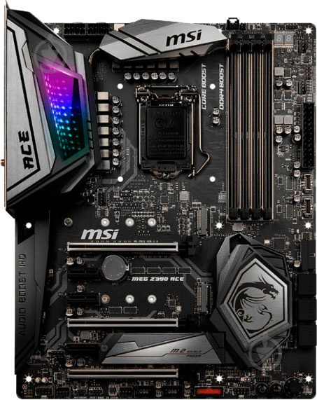 Материнская плата MSI MEG Z390 ACE (Socket 1151, Intel Z390, ATX) - фото 1