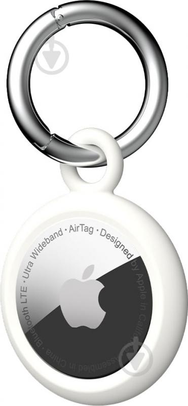 Чехол UAG для Apple AirTags Dot Keychain Marshmallow - фото 1