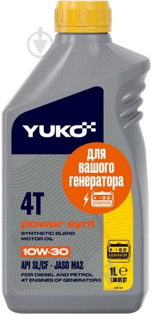 Моторное масло YUKO Yuko MASTER SYNT 4T 10W-30 1 л - фото 1