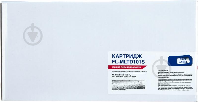 Картридж FREE LABEL Samsung MLT-D101S (ML-2160) черный - фото 1