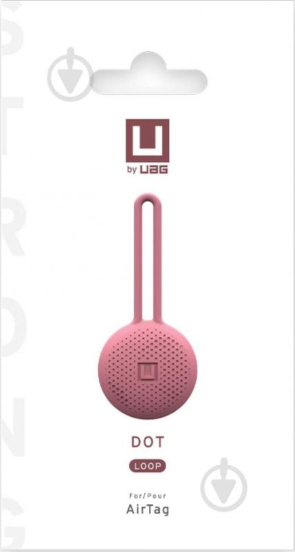 Чохол UAG для Apple AirTags Dot Loop Dusty Rose - фото 5 Чохол UAG для Apple AirTags Dot Loop Dusty Rose - фото 5