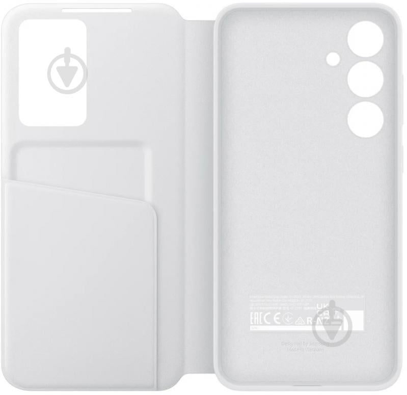 Чохол-книжка Samsung Smart View Wallet Case White (EF-ZS721CWEGWW) для S24 FE - фото 3