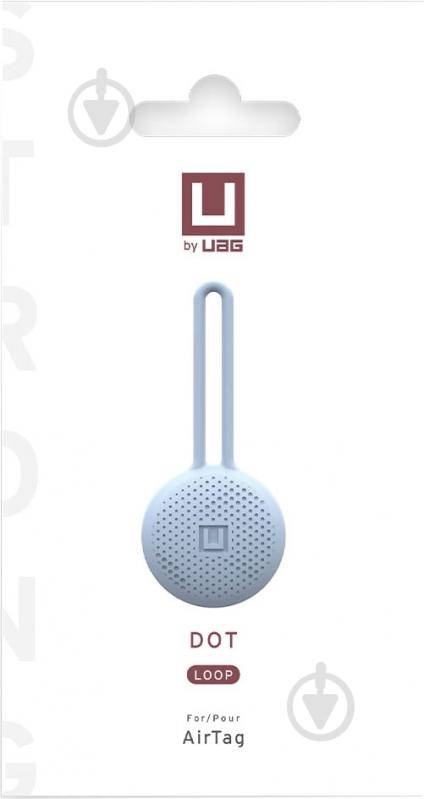 Чехол UAG для Apple AirTags Dot Loop Soft Blue - фото 5