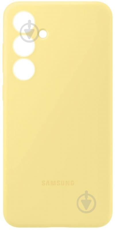 Чехол-накладка Samsung Silicone Case Yellow (EF-PS721CYEGWW) для S24 FE - фото 4