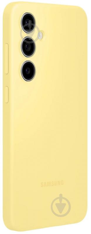 Чехол-накладка Samsung Silicone Case Yellow (EF-PS721CYEGWW) для S24 FE - фото 5