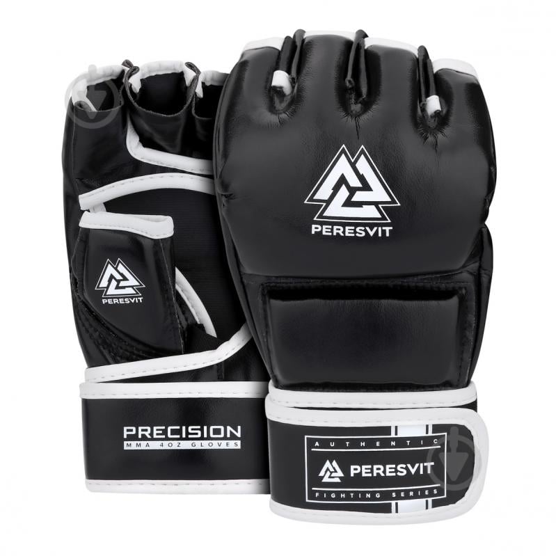 Перчатки для MMA Peresvit 501304-102 р. L Precision gloves черный с белым - фото 1