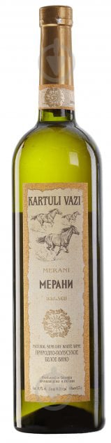 Вино Kartuli Vazi Мерані біле напівсухе 11% (4860001680269) 750 мл - фото 1