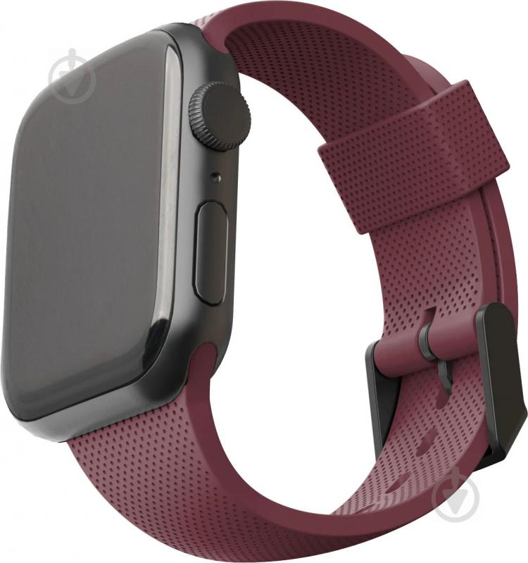 Ремешок UAG Dot Silicone Apple Watch 44/42 aubergine 19249K314747 - фото 5