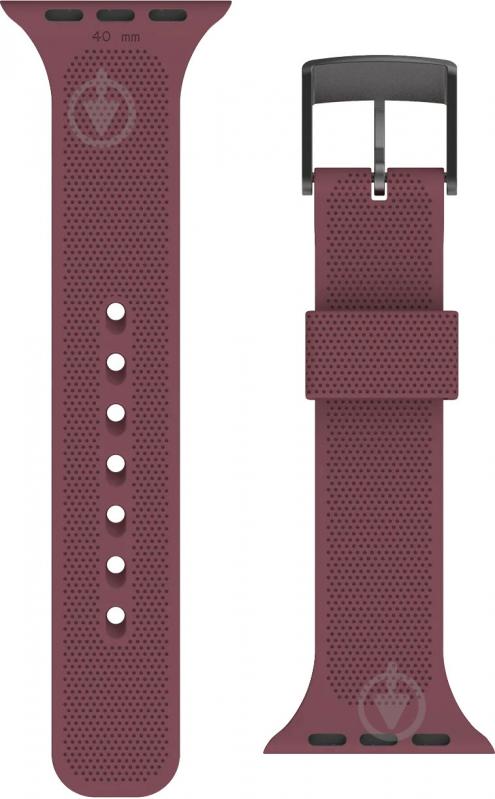 Ремешок UAG Dot Silicone Apple Watch 44/42 aubergine 19249K314747 - фото 2