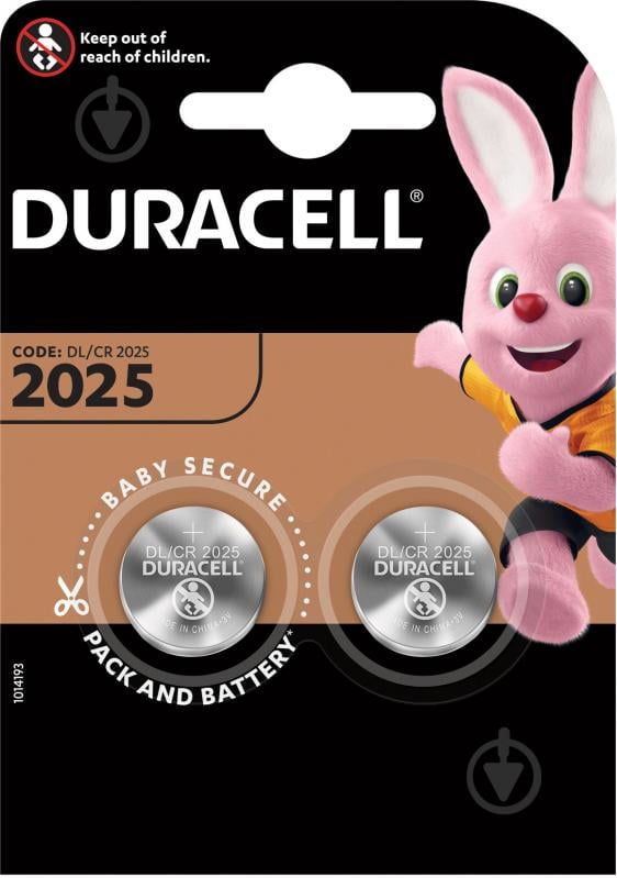 Батарейки Duracell CR2025/CR 2 шт. (5003009) - фото 8