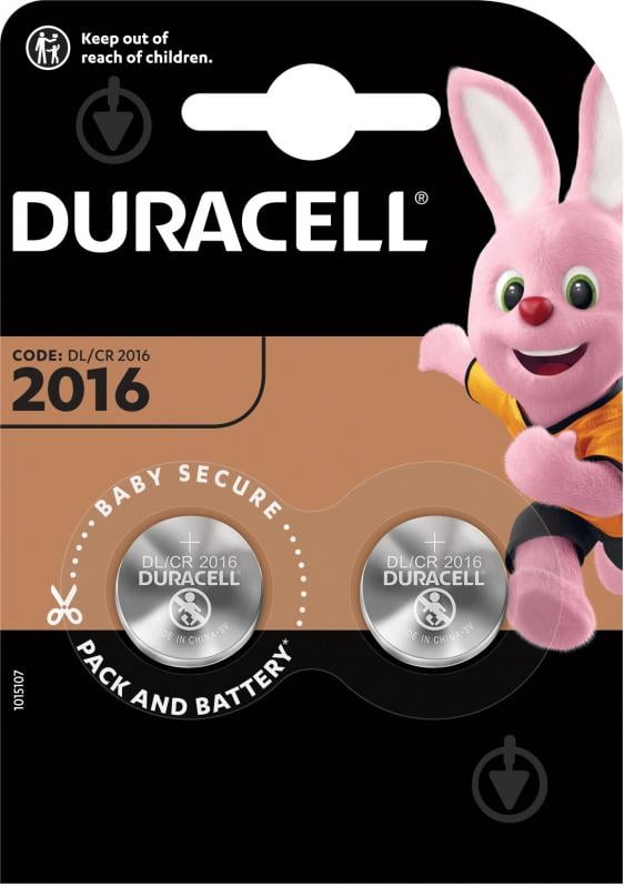 Батарейки Duracell CR2016/CR 2 шт. (5003006) - фото 7