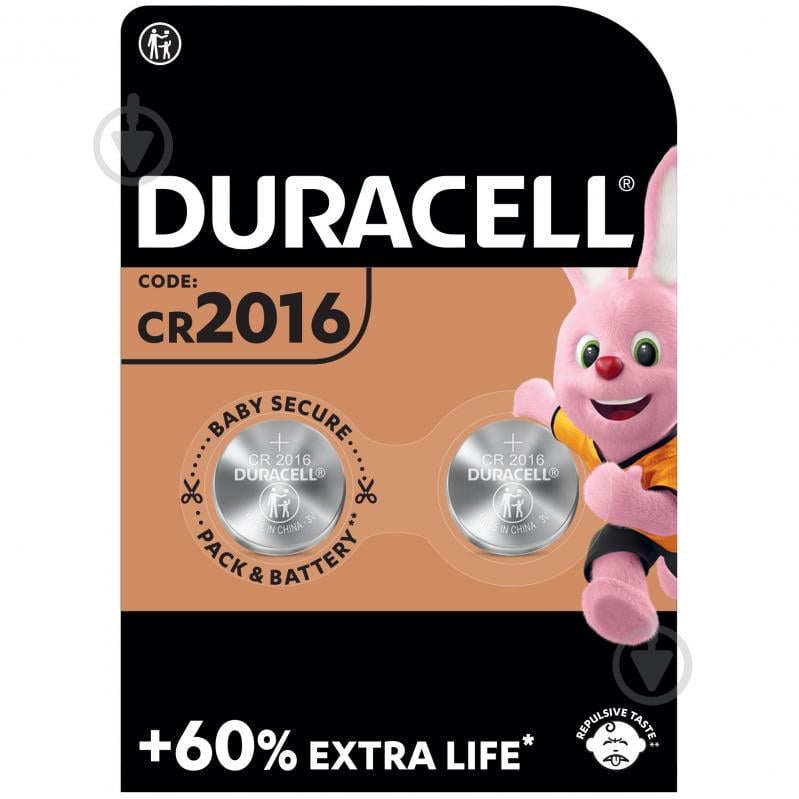 Батарейки Duracell CR2016/CR 2 шт. (5003006) - фото 2