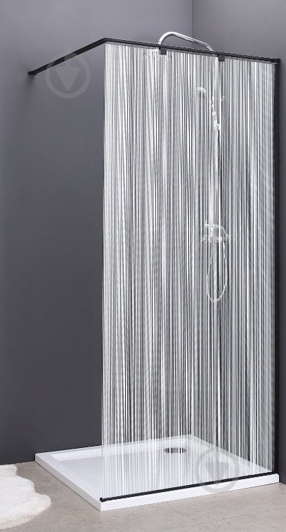 Неподвижная стенка для душа Damixa 53WG-wall-0100195BP Gala Walk-IN 100x195 см - фото 1 Неподвижная стенка для душа Damixa 53WG-wall-0100195BP Gala Walk-IN 100x195 см - фото 1