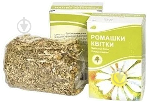 Ромашки квітки 40 г Лубнифарм з внут. пак. фіточай - фото 1 Ромашки квітки 40 г Лубнифарм з внут. пак. фіточай - фото 1