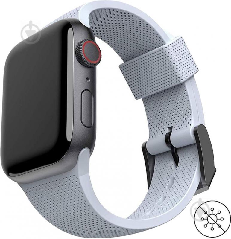 Ремінець UAG Dot Silicone Apple Watch 44/42 soft blue 19249K315151 - фото 6