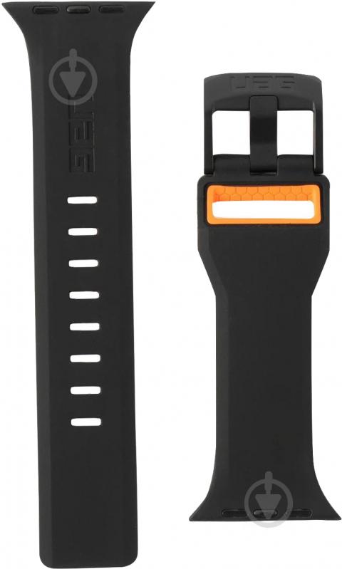 Ремінець UAG Apple Watch 44/42 Civilian black/orange 19148D114097 - фото 6