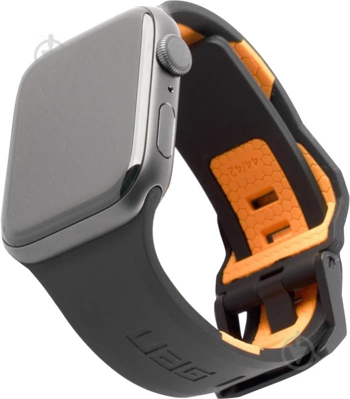 Ремінець UAG Apple Watch 44/42 Civilian black/orange 19148D114097 - фото 1