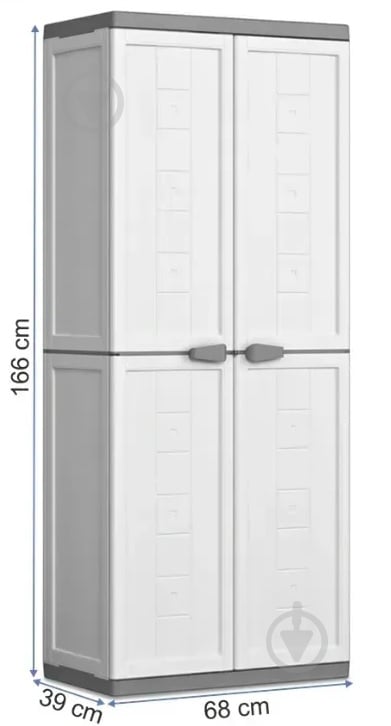 Шафа інструментальна KIS ARMADIO ALTO JOLLY 241069 68х39х166 см сіра/чорна KIS 268969 - фото 4 Шафа інструментальна KIS ARMADIO ALTO JOLLY 241069 68х39х166 см сіра/чорна KIS 268969 - фото 4