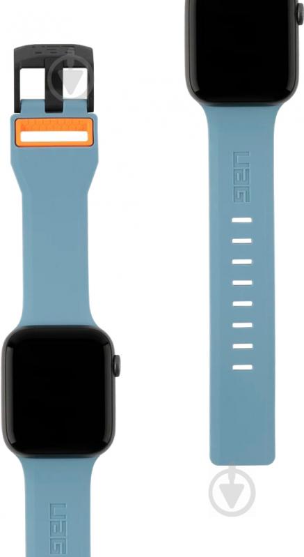 Ремешок UAG Apple Watch 44/42 Civilian slate/orange 19148D115497 - фото 6