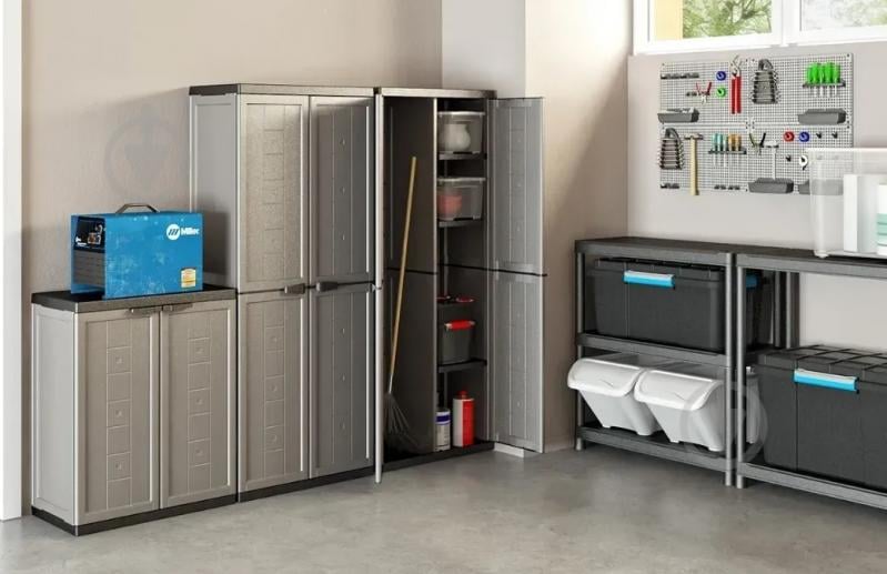 Шафа інструментальна KIS ARMADIO BASSO JOLLY 242871 (низька) 68x39x87 см сіра/чорна KIS 269413 - фото 4 Шафа інструментальна KIS ARMADIO BASSO JOLLY 242871 (низька) 68x39x87 см сіра/чорна KIS 269413 - фото 4