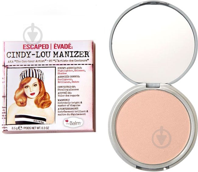 Хайлайтер theBalm LOUS - Cindy-Lou Manizer рожево-персиковий 9 г - фото 1