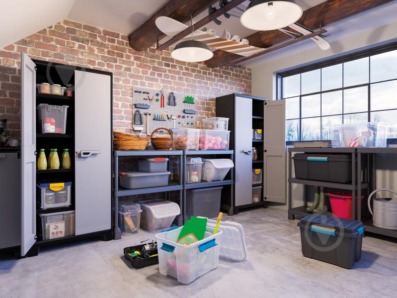 Шафа інструментальна KIS ARMADIO ALTO TITAN 240617 80х44х182 см чорна/сіра KIS 270302 - фото 6