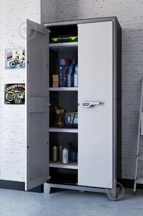 Шафа інструментальна KIS ARMADIO ALTO TITAN 240617 80х44х182 см чорна/сіра KIS 270302 - фото 10