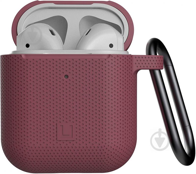 Чехол UAG [U] для Apple Airpods DOT Silicone aubergine 10250K314747 - фото 2