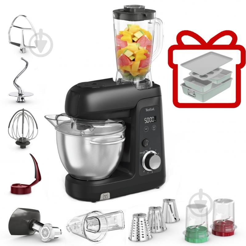 Кухонная машина Tefal Bake Partner + QB5458F0 - фото 1