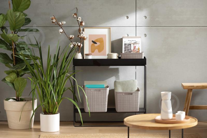 Кошик для зберігання Curver 263681 бежевий Jute S 110x270x200 мм - фото 3 Кошик для зберігання Curver 263681 бежевий Jute S 110x270x200 мм - фото 3