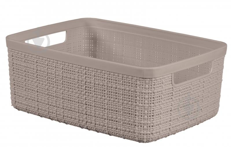 Кошик для зберігання Curver 263681 бежевий Jute S 110x270x200 мм - фото 1 Кошик для зберігання Curver 263681 бежевий Jute S 110x270x200 мм - фото 1