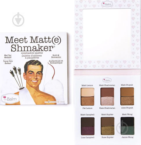 Тіні для повік theBalm Palettes Meet Matt(e) Shmaker різнокольоровий 9,6 г - фото 2