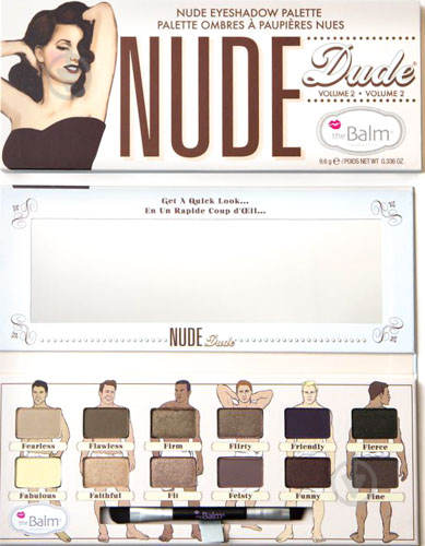 Тени для век theBalm Nude Dude Palette vol.2 нюд 9,6 г - фото 1