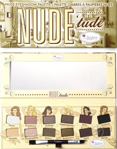 Тени для век theBalm Nude Tude Naughty Palette нюд 11 г - фото 1