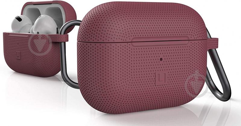 Чохол UAG [U] для Apple Airpods Pro DOT Silicone aubergine 10251K314747 - фото 5