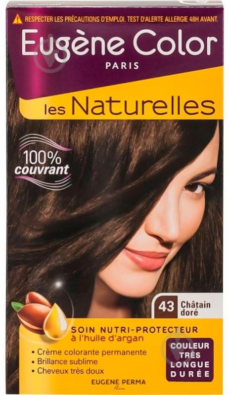 Крем-краска для волос Eugene Color Naturelles № 43 шатен золотистый 100 мл - фото 1