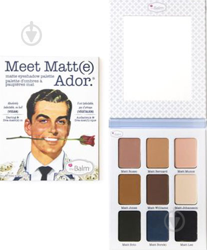 Тіні для повік theBalm Meet Matt(e) Ador Palette різнокольоровий 21,6 г - фото 1