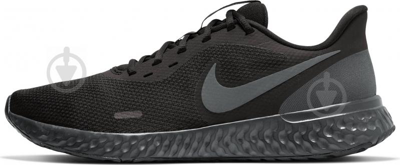 Кросівки чоловічі літні Nike Revolution 5 BQ3204-001 р.45 чорні - фото 5