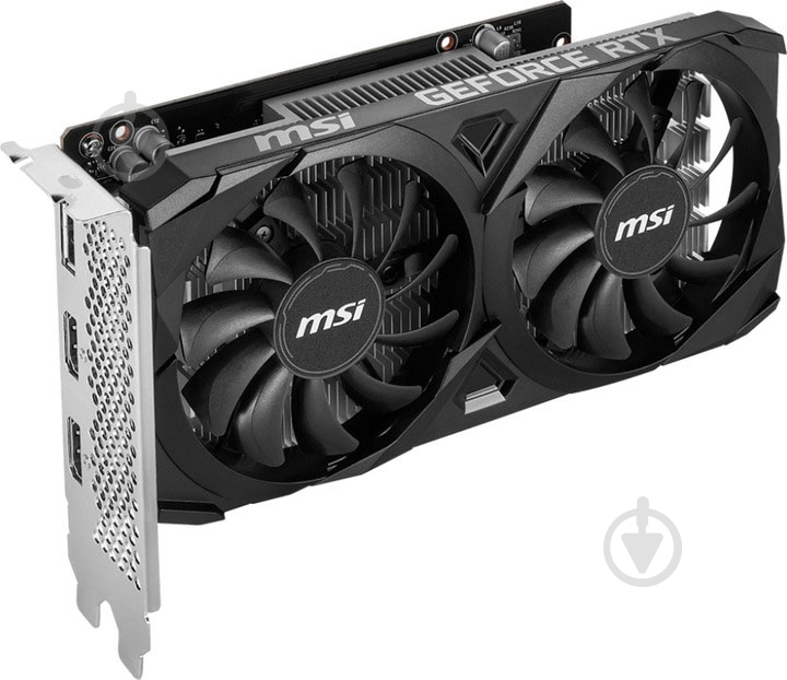 Відеокарта MSI GeForce RTX 3050 Ventus 2X E 6GB GDDR6 96bit (912-V812-056) - фото 3 Відеокарта MSI GeForce RTX 3050 Ventus 2X E 6GB GDDR6 96bit (912-V812-056) - фото 3