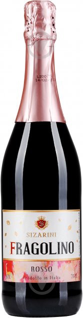 Вино ігристе Sizarini Fragolino Rosso червоне солодке 750 мл - фото 1