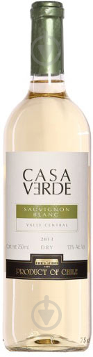 Вино Casa Verde Sauvignon Blanc біле сухе 0,75 л - фото 1