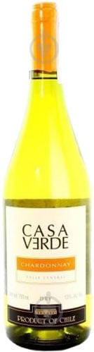 Вино Casa Verde Chardonnay біле сухе 0,75 л - фото 1