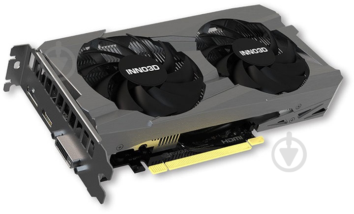 Відеокарта Inno3D GeForce RTX 3050 Twin X2 V2 6GB GDDR6 96bit (N30502-06D6-1880VA60) - фото 1 Відеокарта Inno3D GeForce RTX 3050 Twin X2 V2 6GB GDDR6 96bit (N30502-06D6-1880VA60) - фото 1