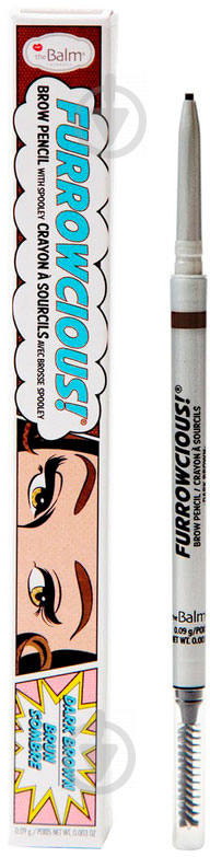 Карандаш для бровей theBalm Furrowcious Dark Brown 0,09 г - фото 1