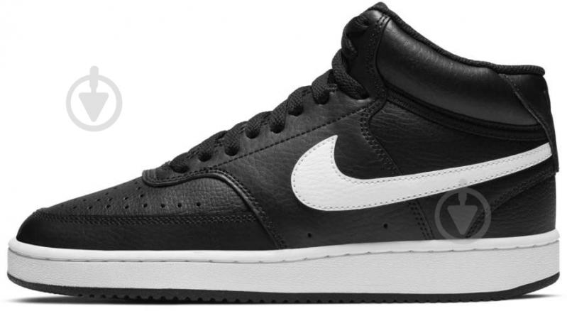 Кросівки жіночі демісезонні Nike Court Vision Mid CD5436-001 р.41 чорні - фото 3